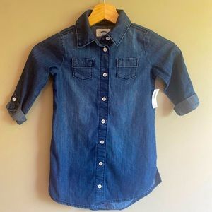 BRAND NEW. Old Navy denim dress. Size 4T